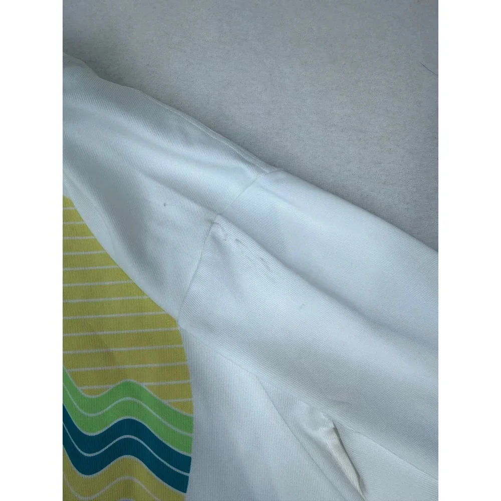 Patagonia Kids Capilene Silkweight T-Shirt White Ridge Rise Graphic Large 12 NWT
